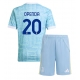 Juventus Lois Openda #20 Gostujuci Dres za djecu 2025-26 Kratak Rukav (+ Kratke hlače)